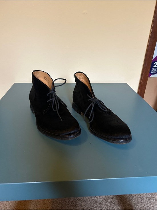 Church's Shoes - Church's Ryder Black Pony Hair Chukka Boots Size 37.5